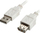 Kabllo USB VALUE, Type A mashkull në A femër, 0.8m, USB 2.0, e bardhë