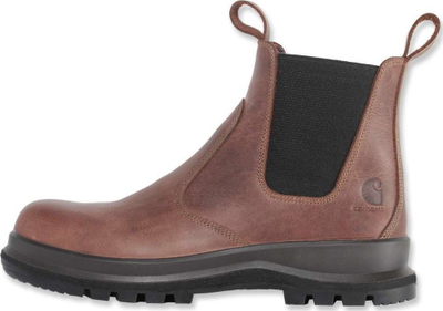 Çizme pune Carhartt Carter Chelsea, S3, taban Vibram, kafe të errëta