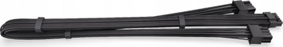 Kabllo Endorfy 12-pin - PCIe 6-pin x2, 0.6m, e zezë