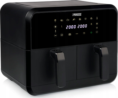 Fritezë me ajër Princess 182068, 8L, 2400W, e zezë