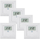 Termostat muri EQ-3 Homematic IP, me sensor lagështie, set 5 copë, i bardhë