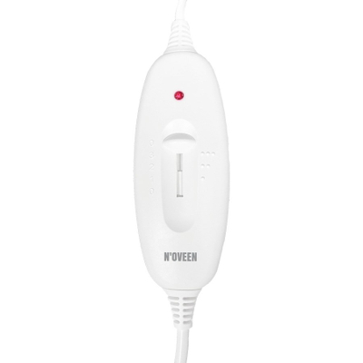 Mbulesë elektrike Noveen EB360, për dy persona, 3 nivele temperature, e bardhë
