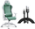 Karrige gaming SENSE7 Spellcaster, leatherette, krahë të rregullueshëm, e bardhë e gjelbër