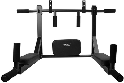 Shirit tërheqës muri Funfit 2in1, deri 150kg, multifunksional, i zi