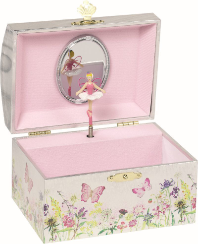 Музичка кутија Goki Swan Lake, 15 x 10.7 x 10.5 см