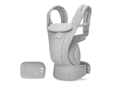 Mbajtëse bebe Ergobaby Omni Deluxe Mesh, ergonomike, SoftFlex Mesh, blu Serene