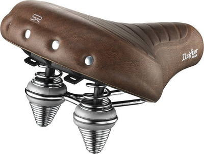 Седло за велосипед Selle Royal Drifter Plus, гел, двојни пружини, кафеаво