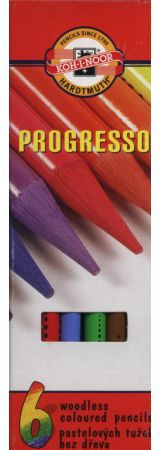 Set lapsash ngjyrues pa dru Koh I Noor Progresso 8755, 6 copë, shumëngjyrësh