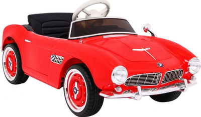 Makine elektrike BMW 507 Retro, për kalamaj 3+, me telekomandë, e kuqe