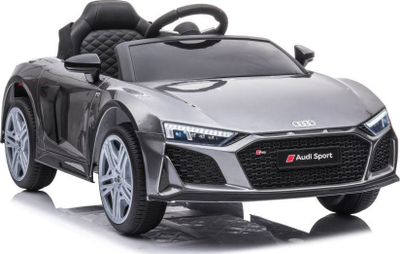 Veturë elektrike për fëmijë Audi R8 A300, 12V, telekomandë, argjend