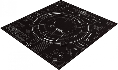Tapet mbrojtës për karrige gaming Genesis Tellur 400, katror 100 cm, i zi
