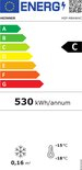 Ngrirës horizontal Heinner HSF-M84WHC, 84L, kapak xhami rrëshqitës, i bardhë