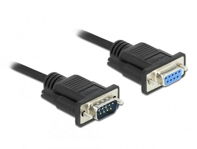 Kabllo zgjatuse seriale DeLOCK 86584, DB-9 M në DB-9 F, 3 m, e zezë