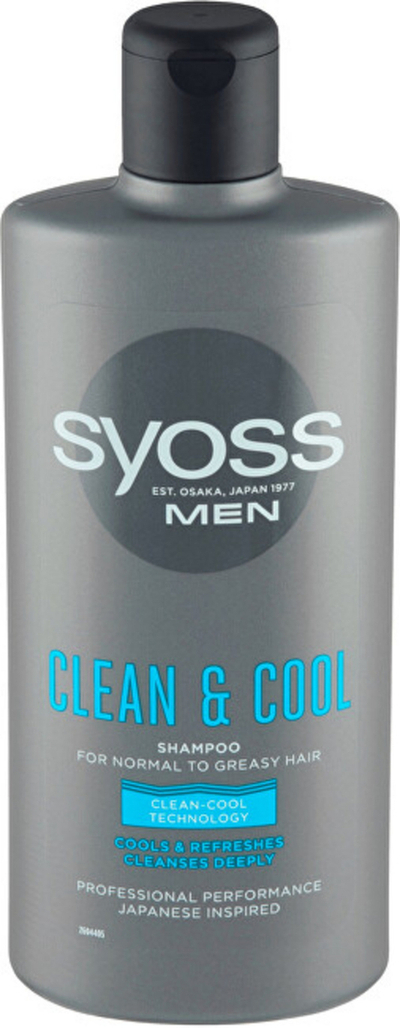 Shampo për flokë Syoss Clean & Cool, 440 ml