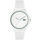 Ora dore Lacoste 12.12 Watch, 42mm, rezistente 50m, e bardhë