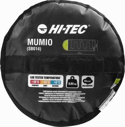 Thes gjumi Hi-Tec Mummy, për sezon, poliester, antracit