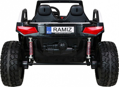 Makina elektrike për kalamajt Lean Cars SX1928, 24V, me telekomandë për prindërit, e bardhë