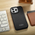 Këllëf telefoni iCarer CE Premium Leather Folio për iPhone 14 Pro, lëkurë natyrale, me kapak, i zi
