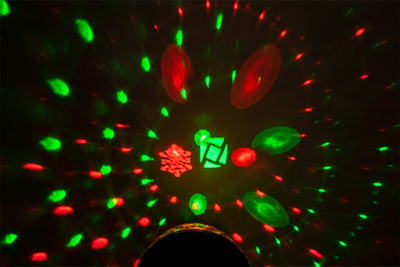 Efekt drite skenik Light4me Discush LED Flower Ball, 30W, DMX, RGBW, i bardhë