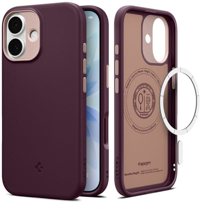 Kapak telefoni Spigen Caseology Nano Pop MagSafe, për iPhone 17, rezistent ndaj goditjeve, kafe