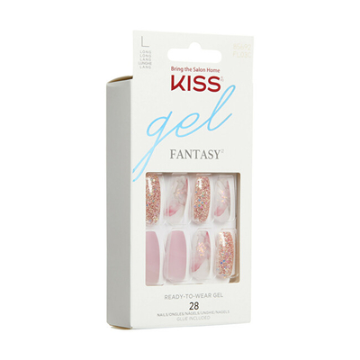 Thonj artificialë KISS Glam Fantasy Nails Dreams, 28 copë