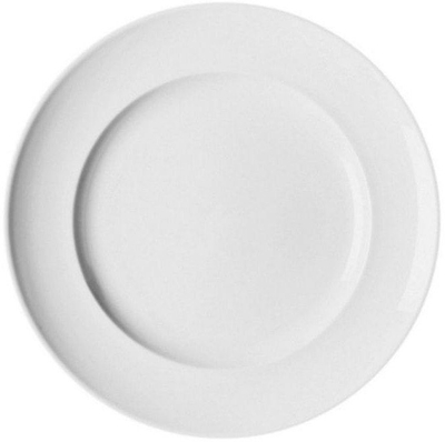 Pjatë e sheshtë RAK Porcelain Classic Gourmet CLFP24, 24 cm, porcelan, ngjyrë fildishi