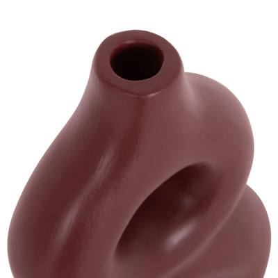 Vazo dekorative tavoline Fiorin HM4666.03S, terrakote, 21×7.5×31 cm, bordeaux