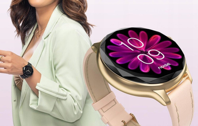 Smartwatch Noise Diva, ekran 1.1\" AMOLED, Bluetooth Calling, ngjyrë flori