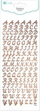 Sticker alfabeti për dekor, 118 copë, ngjitës, shumëngjyrësh