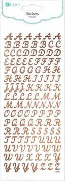 Sticker alfabeti për dekor, 118 copë, ngjitës, shumëngjyrësh