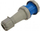Prizë portative Power Twist 234-9, 63A 3P+PE, 230V IP67, gri blu