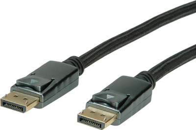 Kabllo DisplayPort ROLINE 11.04.5881, 2 m, 4K, e zezë