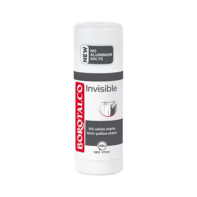Borotalco Invisible Антиперспирантен Дезодоранс во Стик, 40 ml