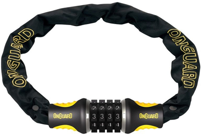 Bravë zinxhir për biçikletë Onguard Mastiff 8125C, 120cm, diametër 4mm, nivel sigurie 50
