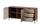 Komodë Cama Meble ALMERA, 156x42x75 cm, 3 sirtarë, walnut cashmere