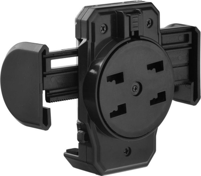 Mbajtëse universale makine Partner Tele.com Clamp, krah i butë 17 cm, për telefona, e zezë
