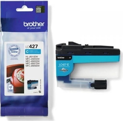 Kasetë boje Brother LC-427C, cyan, për MFC-J5955