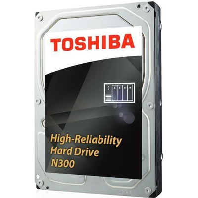 Внатрешен хард диск Toshiba N300 HDWG11AUZSVA, 10TB, 3.5", SATA 6Gb/s