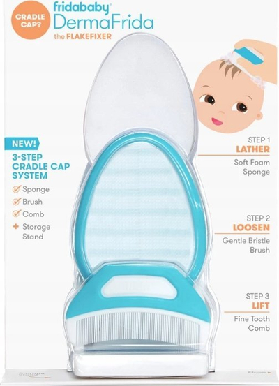 Set kundër kapakut të djepit Frida Baby Flake Fixer, 3 në 1, për bebe