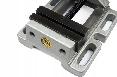 Mengene për makinë shpimi Bahco 6543-150, hapje 150mm, trup gize, gri