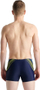 Shorce noti për burra Arena Swim Short Graphic 100, poliester i ricikluar, UV 50+, blu e errët