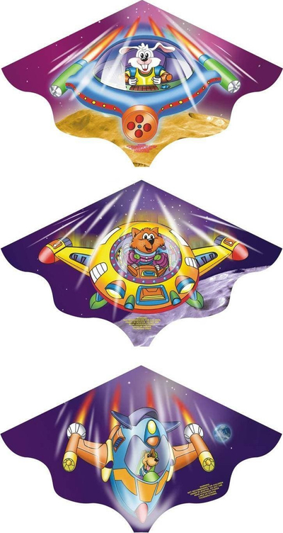 Fluturake Fairy Kite Pisarek, 64x110 cm, me ngjyra shumë