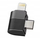 Mikrofon wireless lavalier Ulanzi A100 J12, Lightning, për iPhone, i zi
