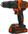 Set makinë shpuese me aksesorë Black & Decker BDCHD18, e zezë