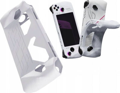 Mbrojtëse silikoni JYS JYS-RA006 për Asus ROG Ally, pouch sleeve, e bardhë