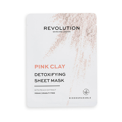 Set maskash detox për lëkurë Revolution Skincare Detoxifying Pink Clay
