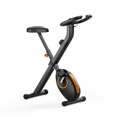 Biçikletë ushtrimesh Merach MR S14L2 X Bike, 16 nivele rezistence, e palosshme, e zezë