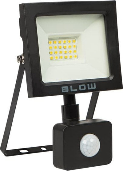 Reflektor LED me sensor lëvizjeje, 20W, IP65, i zi