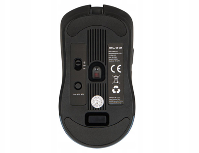 Maus gaming pa tela RGB, 6400 DPI, 3 lidhje USB BT 2.4G, i zi