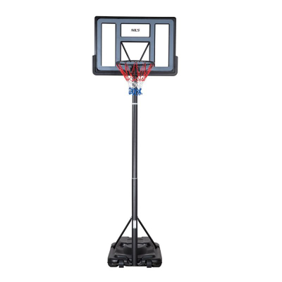 Kosh basketbolli portativ NILS ZDKA21, lartësia regullushme 2.9-3.7 m, me rrota, i zi